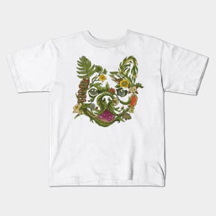 Botanical French Bulldog Kids T-Shirt